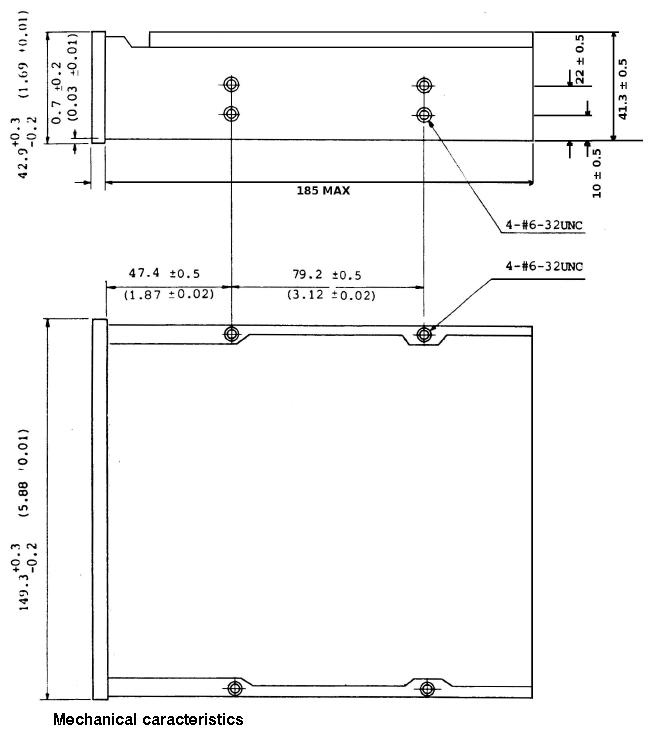 Mechanical caracteristics
